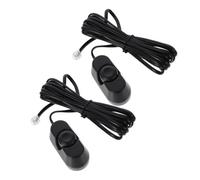MAGICLULU Regolatore Del Volume Subwoofer 2Pezzi Nero in PVC per Amplificatore Controllo Audio Auto