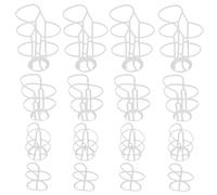 MAGICLULU Rete Portabottiglie Soluzione Salina Bianca in Plastica Pp Resistente, Supporto per Gocciolatoio in Rete 40 Pezzi, Varie Dimensioni per Flaconi Infusione da 50ml a 500ml, Uso