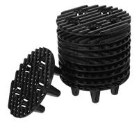 MAGICLULU Rialzi per Sottovasi, 10 Pezzi, Supporti da 12 CM Pannello Grigliato per Isolamento Fondo Vaso, Adatti a Fioriere da Terrazza e Interni