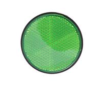 MAGICLULU Riflettore Catarifrangente Rotondo Verde 2 Pezzi per Bici e Moto, Plastica Resistente Vite 6mm, Accessorio di Sicurezza Posteriore per attività All'aperto