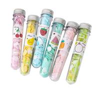 MAGICLULU Sapone in Fogli Portatile USA e Getta 6 Pezzi Colore Assortito in Plastico per Viaggi e Barbecue Pratico e Igienico Stili Multipli