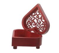 MAGICLULU Scatola Accessori per Carillon Casse Musica Box Musica Carillon retrò Macchinari per Carillon Music Boxes Kit Nozze meccanismo Prop Fotografia Custodia a Forma di Cuore di Legno