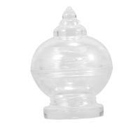 MAGICLULU Scatola Portaoggetti a Pagoda Gong Statua della Pagoda al Coperto Decorazione Feng Shui Moderno Torre Meditazione Scultura Statua di Pagoda Transparent Acrilico