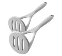 MAGICLULU Schiacciapatate in Acciaio Inossidabile 2 Pezzi, Pressa per Patate e Verdure, Facile da Pulire e Protettivo per Pentole, Utensile Manuale da Cucina