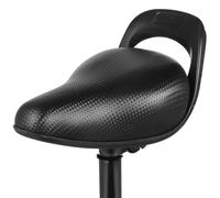 MAGICLULU Sellino Bici in Pelle Sintetica Nero Leggero e Facile da Installare, Comodo Cuscino per Sedile Bici da Strada e Mountain Bike