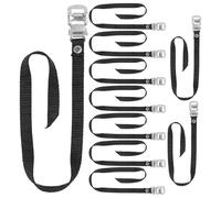 MAGICLULU Set 10 Cinghie Pedali per Bici in Lega Leggera, Regolabili e Antiscivolo, Accessori per Pedali Bici Fisse e Cyclette, Supporto per Allenamento Ciclistico e Ciclismo Urbano