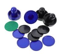 MAGICLULU Set 2 Pezzi Dischi e Spingitori da Air Hockey 51Mm e 60Mm Accessori Ricambio per Tavolo Air Hockey Adatti per Sala Giochi e Divertimento Familiare