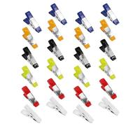 MAGICLULU Set 24 Pezzi Morsetti a Molla Mini Multiuso Morsetti da Giardinaggio per Impieghi Gravosi per Tende e Lavori di Falegnameria Clip Portatile per Campeggio e Progetti Artigianali