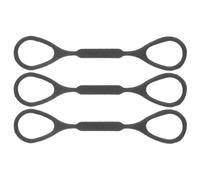 MAGICLULU Set 3 Pezzi Anelli Fermatromba in Silicone Nero, Design Antismarrimento e Facile da Trasportare, Accessori per Scuola e Pratica Personale della Tromba