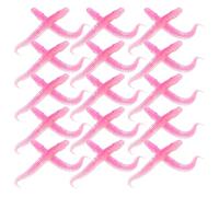 MAGICLULU Set 30 Pezzi Esche Morbide Vermi Galleggianti per Pesca Spigola e Luccio, Esche Artificiali Resistenti per Acqua Dolci e Salata, Attrezzatura Pesca Predatori D’Acqua