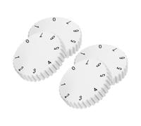 MAGICLULU Set 4 Manopole Termostato Di Controllo Temperatura Frigorifero in Plastica, Regolatore Di Temperatura a 7 Posizioni Per Congelatori, Ricambi Facili Da Installare Per Uso Domestico