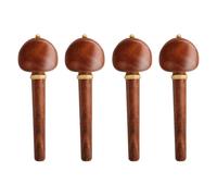 MAGICLULU Set 4 Pezzi Picchetti in Legno Massello per Violoncello, Alta Densità e Precisione nella Lavorazione, Stile Classico Vintage, Accessori Musicali per Strumenti ad Arco