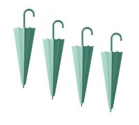 MAGICLULU Set 4 Pezzi Tergivetro per Porta del Bagno in Plastica Verde, Raschietto per Specchi Appannati e Vetri Doccia, Strumento per Pulizia Vetro Domestico, Accessori Bagno Salvaspazio