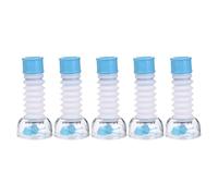 MAGICLULU Set 5 Pezzi Ugelli per Rubinetto da Cucina Filtro Antispruzzo, Ugello Girevole Regolabile Estensione, Compatibile Lavelli Standard per Uso in Cucina e Bagno Colore Colore Casuale