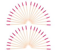 MAGICLULU Set 50 Bastoncini Abrasivi per Unghie in Legno Doppia Estremità Spingi Cuticole per Manicure e Pedicure Fai da Te Strumenti Abrasivi Portatili per Cura Unghie e Rimozione Pelle