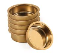MAGICLULU Set 6 Pezzi Accessori per Incenso in Acciaio Inossidabile Oro, Leggeri e Decorativi, Stile Eleganza Mediorientale per Supporto Bruciatore di Incenso Cono