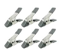 MAGICLULU Set 6 Pezzi Clip per Sfondo da 4 Pollici in Ferro, Morsetti a Molla Stabili e Risparmio Lavoro per Fotografia e Modellismo