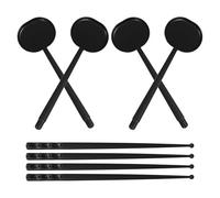 MAGICLULU Set 8 Pezzi Occlusori Oculari Neri in Plastica per Esame Vista, Occlusore Oculare Portatile e Puntatore Manuale per Optometria, Strumenti Terapeutici per Oculisti e Cliniche