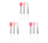 MAGICLULU Set 9 Pennelli per Labbra in Silicone Morbido, Applicatori per Rossetto e Maschera Labbra Portatili, Kit Pennelli Trucco Compatto per Uso Professionale e Domestico