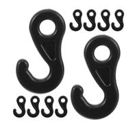 MAGICLULU Set da 100 Ganci a S per Tende da Campeggio, in Plastica Robusta e Leggera, Adatti per Fissaggi Rapidi Durante Escursioni e Campeggio all'Aperto Stile Casuale