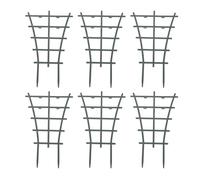 MAGICLULU Set da 12 Pezzi Tralicci per Piante in Pp, Supporti per Piante Rampicanti da Giardino, Espositore Portafiori per Pomodori e Orchidee, Struttura Compatta per Coltivazione Indoor