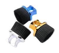 MAGICLULU Set da 3 Spazzole per Barba da Uomo in Abs Anello Aperto, Spazzola per Rifinitura e Pulizia Collo, Leggere e Compatte per Cura e Styling Professionale della Barba