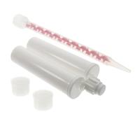 MAGICLULU Set da 4 Tubi di Mastice Vuoti Ricaricabili in Plastica, Tubi di Calafataggio Multifunzionali per Sigillanti e Siliconi, Strumenti per Riparazione Fessure e Colore Colore Casuale