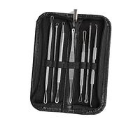 MAGICLULU Set Di 7 Strumenti Per Rimozione Punti Neri e Brufoli Kit Di Estrattori Comedoni Per Un Viso Pulito e Luminoso Strumenti Professionali Per La Bellezza Della Pelle