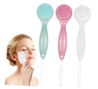 MAGICLULU Set Di Spazzole Per La Pulizia Manuale Del Viso - Confezione Da 3 Esfoliante Per Il Viso in Silicone Morbido Per Uomo Spazzola Facile Da Pulire Perfetto Per I Viaggi