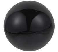 MAGICLULU Sfera Riflettente da Giardino Catena a Sfere Sfera al Plasma Palla di Luce Ornamenti da Giardino per Recinzioni Globi Supporto per Palla Fissa Bosso Acciaio Inossidabile Black