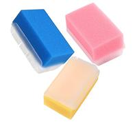 MAGICLULU Spazzola da Bagno Portatile per Esercizi Sensoriali per Bambini 3 Pezzi Spugna Morbida Massaggio per Lo Sviluppo Sensoriale