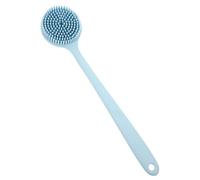 MAGICLULU Spazzola per Corpo e Spazzola la Schiena Bagno in Silicone Manico lungo Antiscivola, Doppia Superficie, Pulizia Delicata per Uso Quotidiano e Relax Completo