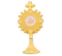 MAGICLULU Spilla da Bavero per Comunione a Forma di Calice e Croce Smaltata, Spilla Religiosa Elegante per Donne, Accessorio per Feste e Allestimento Comunione