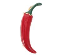 MAGICLULU Spilla in Metallo a Forma di Peperoncino Spilla da Bavero Spillo Vegetale per Accessori Donna Regalo Distintivo Decorativo per Abiti Eleganti, Giacche e Zaini
