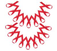 MAGICLULU Spille Nastro Rosso per Sensibilizzazione Aids, Set da 200 Pezzi, Spilla a Spillo Visibile per Eventi di Beneficenza e Raccolte Fondi, Simbolo di Supporto e Partecipazione Sociale