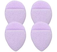 MAGICLULU Spugne Struccanti Viso 4 Pezzi, Dischetti in Microfibra Morbidi per Pulizia Viso, Formato Compatto per Uso Domestico e Viaggi