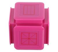 MAGICLULU Stampo per Scrittura Sei Facce Timbro Autoinchiostrante per Pratica Calligrafica Modelli Inclusi Inglese e Cinese per Scuola Materna e Primaria