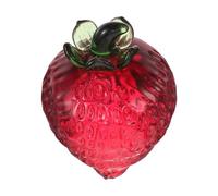 MAGICLULU Statua di Fragola di Cristallo Statuina di Frutta in Vetro Decorazione da Tavolo Frutta Artificiale Ornamento di Casa Centrotavola Elegante Arredamento Vintage Collezione di Figuri