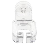 MAGICLULU Supporto da Parete per Asciugacapelli a Ventosa Trasparente, Porta Asciugatrice Salvaspazio Rotante, Organizzatore per Strumenti Chioma Bagno e Salone