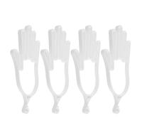 MAGICLULU Supporto per Guanti da Golf e Prevenire Pieghe Nelle Dita Gioco in Plastica Bianca 4 Pezzi Struttura Ventilata e Resistente alle Deformazioni, per Mantenere la Forma della Mano