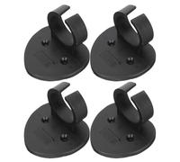 MAGICLULU Supporto per Microfono a Forma di Cuore Adesivo Posteriore Set da 4 Clip per Microfono Wireless Piccole Clip Leggere per Uso Scolastico Ufficio e Teatro