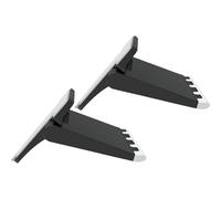 MAGICLULU Supporto per Notebook Ergonomico in Abs 2 Pezzi, Design Compatto e Portatile per Ridurre Dolore al Polso e Migliorare la Postura Seduta