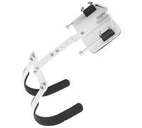 MAGICLULU Supporto Regolabile per Rullante da Marcia in Lega di Alluminio Bianco Tracolla Ergonomica Leggera con Telaio Resistente Accessorio per Batteria da Trasporto Facile