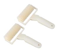 MAGICLULU Tagliapasta a Rullo per Griglia 2 Pezzi in Plastica Beige