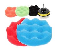 MAGICLULU Tamponi Auto Alta Elasticità Kit Buffer con Attacco per Trapano e Lucidatrice Resistente e Durevole per Dettaglio Auto e Barche