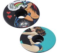 MAGICLULU Tappi per Serie Sterzo Bici in Lega di Titanio 2 Pezzi, Cappucci Robusti e Leggeri per Attacco Manubrio Mountain Bike, Accessori Decorativi e Resistenti Adatti a Diverse