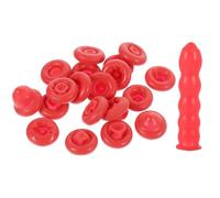 MAGICLULU Tappi Sigillanti per Calafataggio in Lattice 20 Pezzi, Coperture Protettive per Punte di Tubi Sigillante, Salva-sigillante per Utensili di Calafataggio in Edilizia