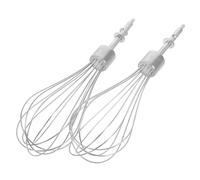 MAGICLULU Teste Frusta in Acciaio Inox per Mini Trapano Miscelatore, Accessori Sbattitore Elettrico per Uova e Panna, per Cucina Domestica e Pasticceria, Set 2 Pezzi