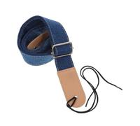 MAGICLULU Tracolla per Ukulele Country in Cotone e Pelle Vera Regolazione della Lunghezza Resistente Quotidiano per Quotidiano