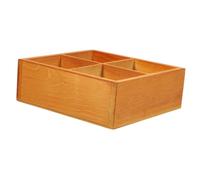 MAGICLULU Vassoio in Legno Scomparti per Fioriera e Conservazione, Portavaso Multiuso per Piante Grasse e Accessori da Scrivania o Giardino Interno